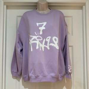 EUC Divided Ariana Grande Oversized Sweatshirt Size L